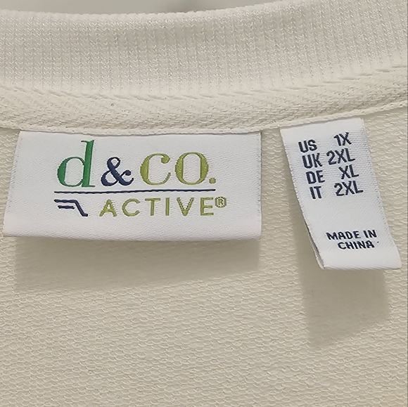 d&co Active Long Sleeve Top, EUC, Size 1X - Picture 3 of 7